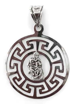 Ювелирная подвеска из серебра"Водолей"