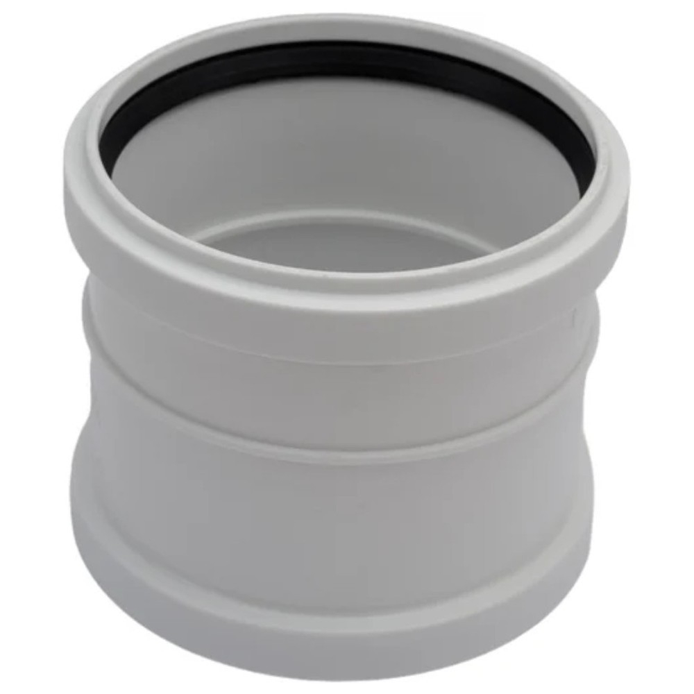 Муфта Политэк Пайп 110 двухраструбная для бесш. кан-и ПП (90)