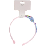 Ободок для волос детский «БАМБИ БУМ», Единорожек, цвет розовый, лавандовый и голубой, 3см