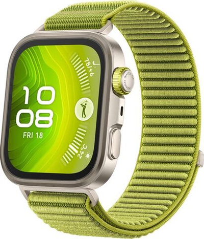 Смарт-часы Huawei Watch Fit 4 Pro Seiya-B29W,  1.82",  зеленый/серебристый