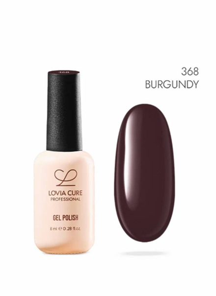 Lovia Cure Mocha Mousse Гель-лак Burgundy 368, 8 мл