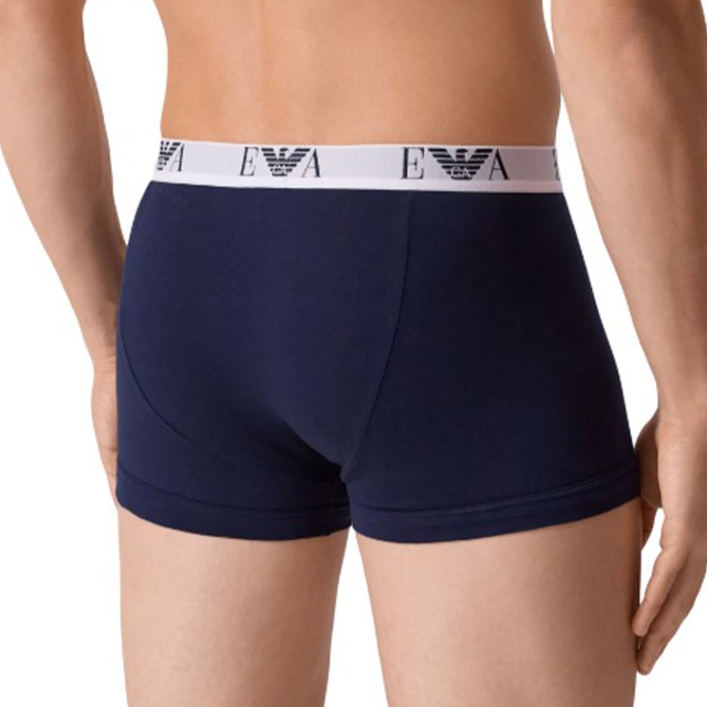 Набор мужских трусов боксеров 3в1 темно-синие Emporio Armani EM000259_AF14131