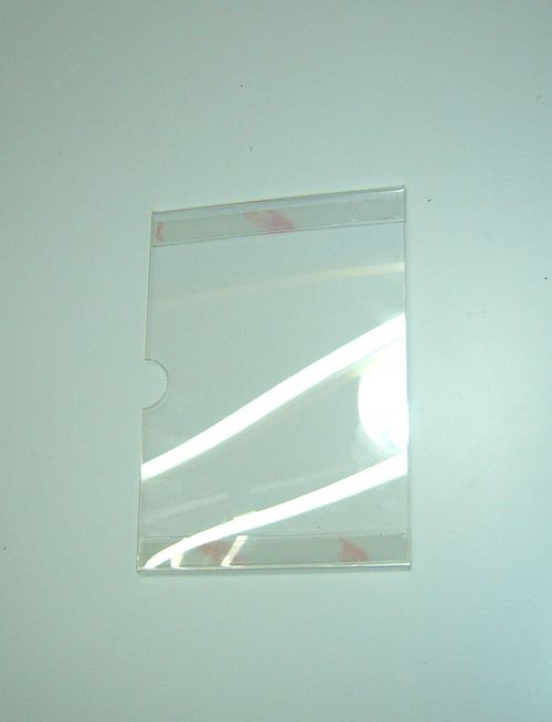 Карман информационный вертикальный №2 А6+скотч