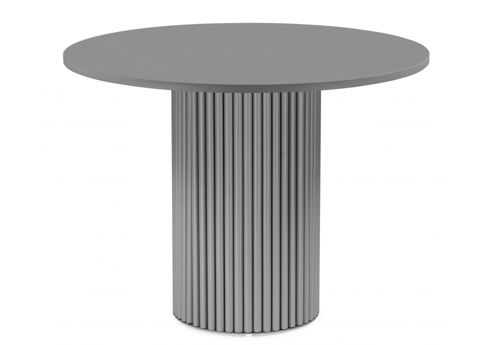 Стол деревянный Woodville Барел 100 серый, серый