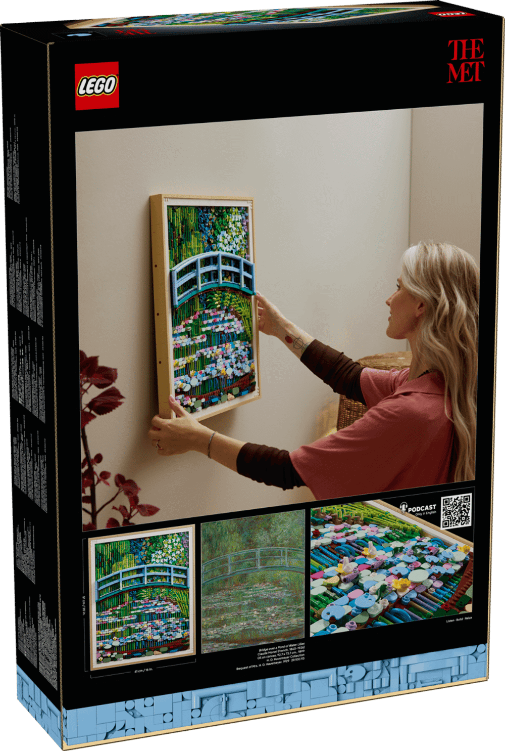 Конструктор LEGO ART 31220 Claude Monet – Bridge over a Pond of Water Lilies