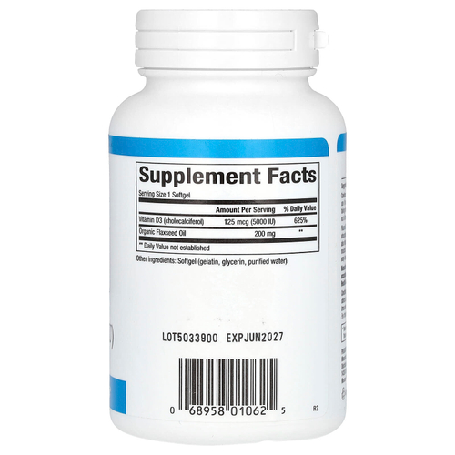 Natural Factors, Vitamin D3, 5,000 IU, 360 Softgels