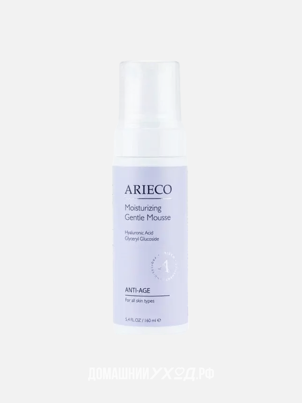 Увлажняющий мусс Moisturizing Gentle Mousse, Arieco, 160 мл