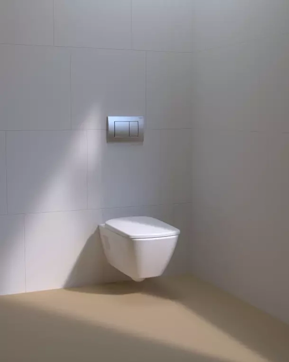 Комплект Geberit с клавишей Delta30, хром глянцевый