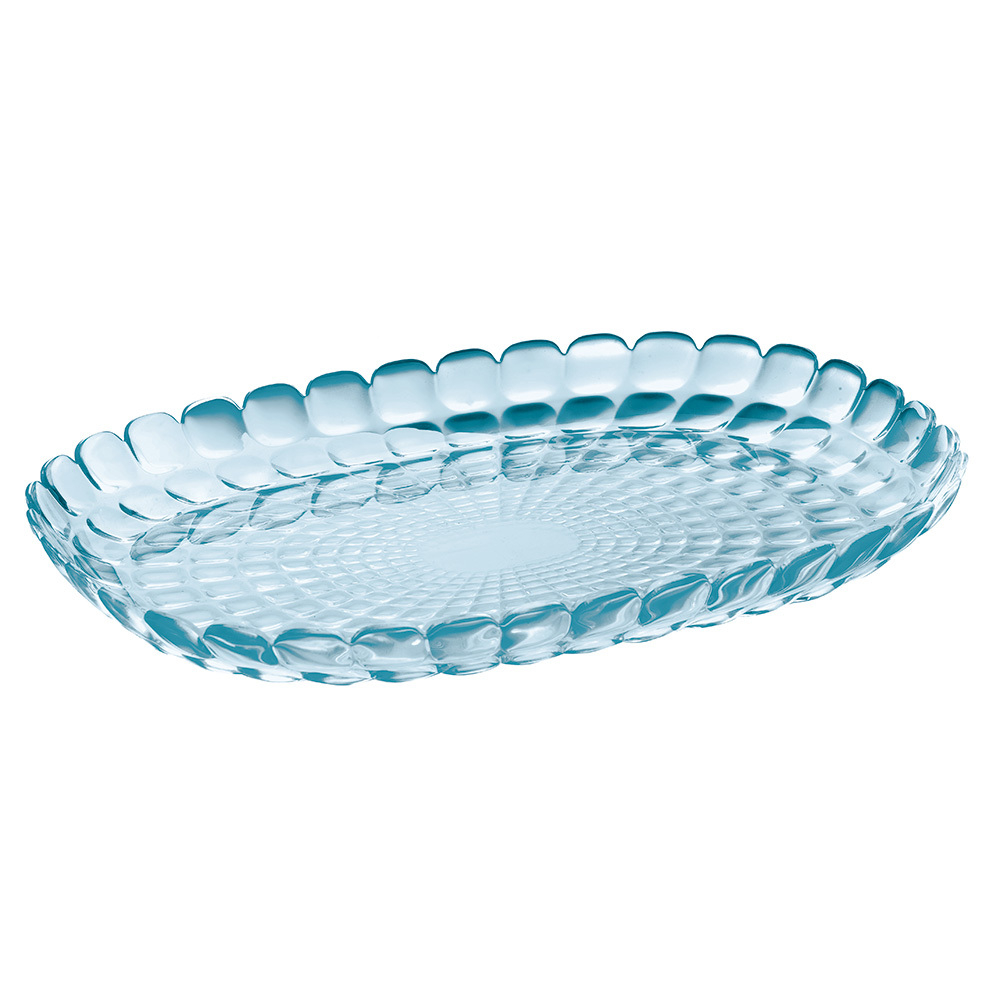 Поднос сервировочный tiffany, 45х31 см, голубой
