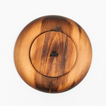Деревянная плоская тарелка Art of Siberia из дерева сибирский кедр 185 мм. T97