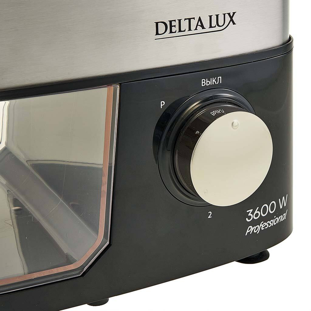 Мясорубка электрическая 3600 Вт DELTA LUX DE-602M черная