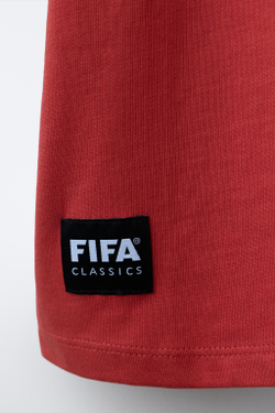ZARA ФУТБОЛКА С ПРИНТОМ FIFA CLASSICS - FIFA WORLD CUP ™ 1998, КРАСНЫЙ