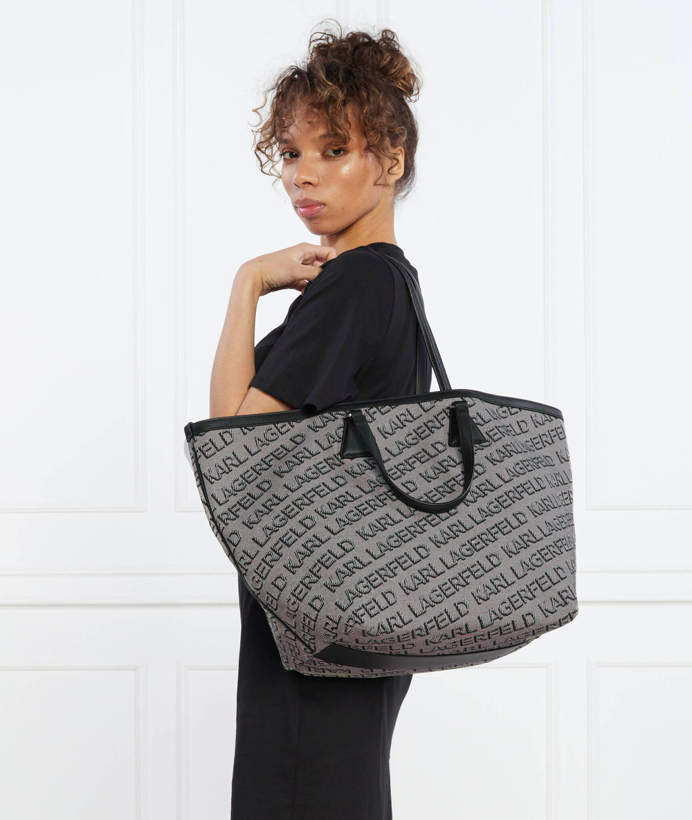 Сумка-шопер k/essential jkrd Karl Lagerfeld - серый(231W3027)