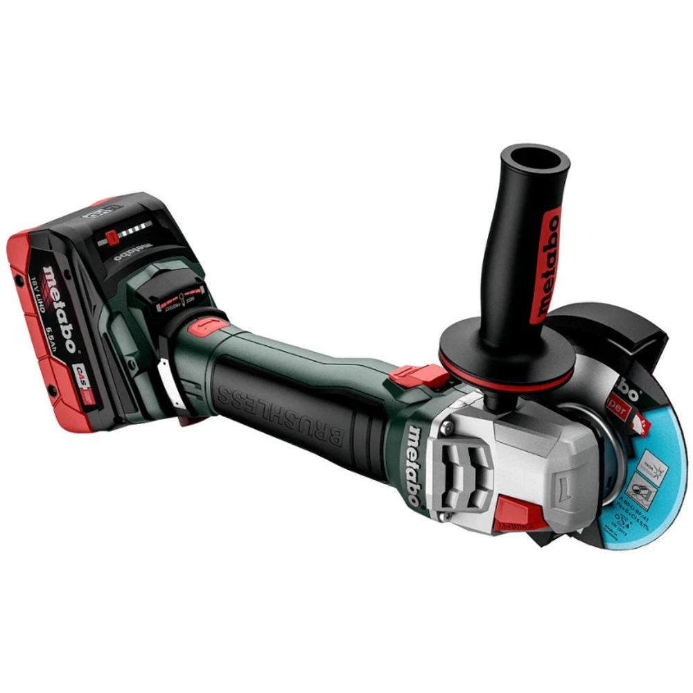 Metabo W 18 LT BL 11-125 Quick аккумуляторная ушм (болгарка) (2 x 4 Ач, ЗУ) 613052510