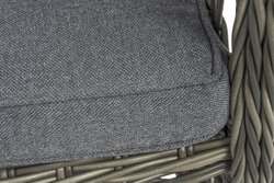 "Цесена" кресло плетеное из искусственного ротанга, цвет графит