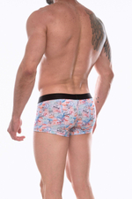 Мужские трусы-боксеры с принтом в виде штемпелей (Размер: L) (Цвет: разноцветный)