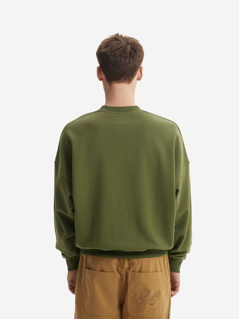 Толстовка Ruff Global Oversized хаки