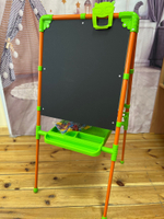 Мольберт для детей двусторонний РАСТУЩИЙ М2Л NIKA, оранжевый