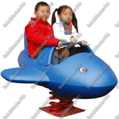 Детская качалка для игровых комнат, площадок "Самолёт"