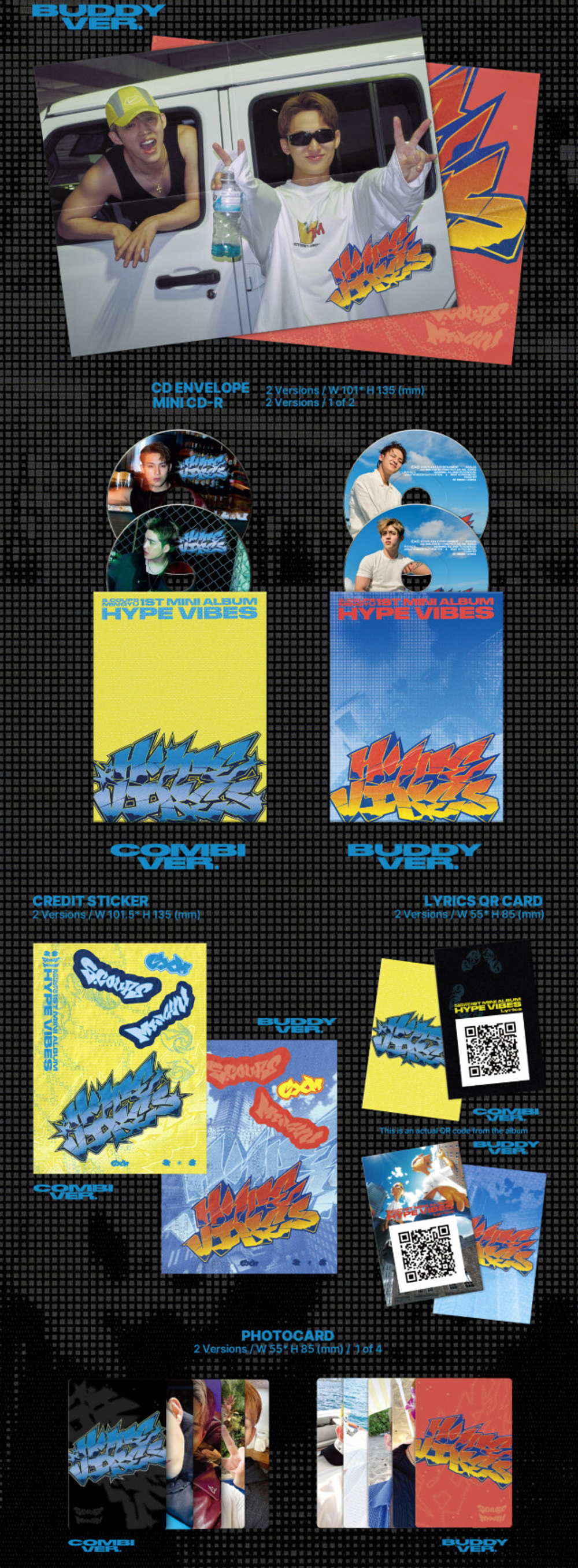 Альбом S.COUPS X MINGYU (SEVENTEEN) - 1st Mini Album [HYPE VIBES]