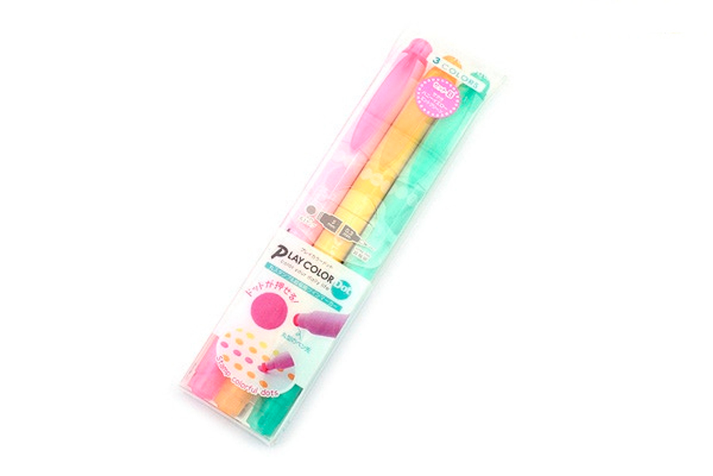 Tombow Play Color Dot: набор B - 3 цвета