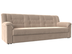 Диван прямой Карелия, Бежевый, Велюр, 113314