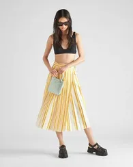 Мини-сумка Prada Duchess с кристаллами светло-зеленый
