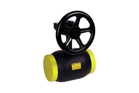 Шаровой стальной кран сварка/сварка, Ду 125-500, Ру 25, ИСО-фланец+редуктор, Broen Ballomax КШТ 61.102