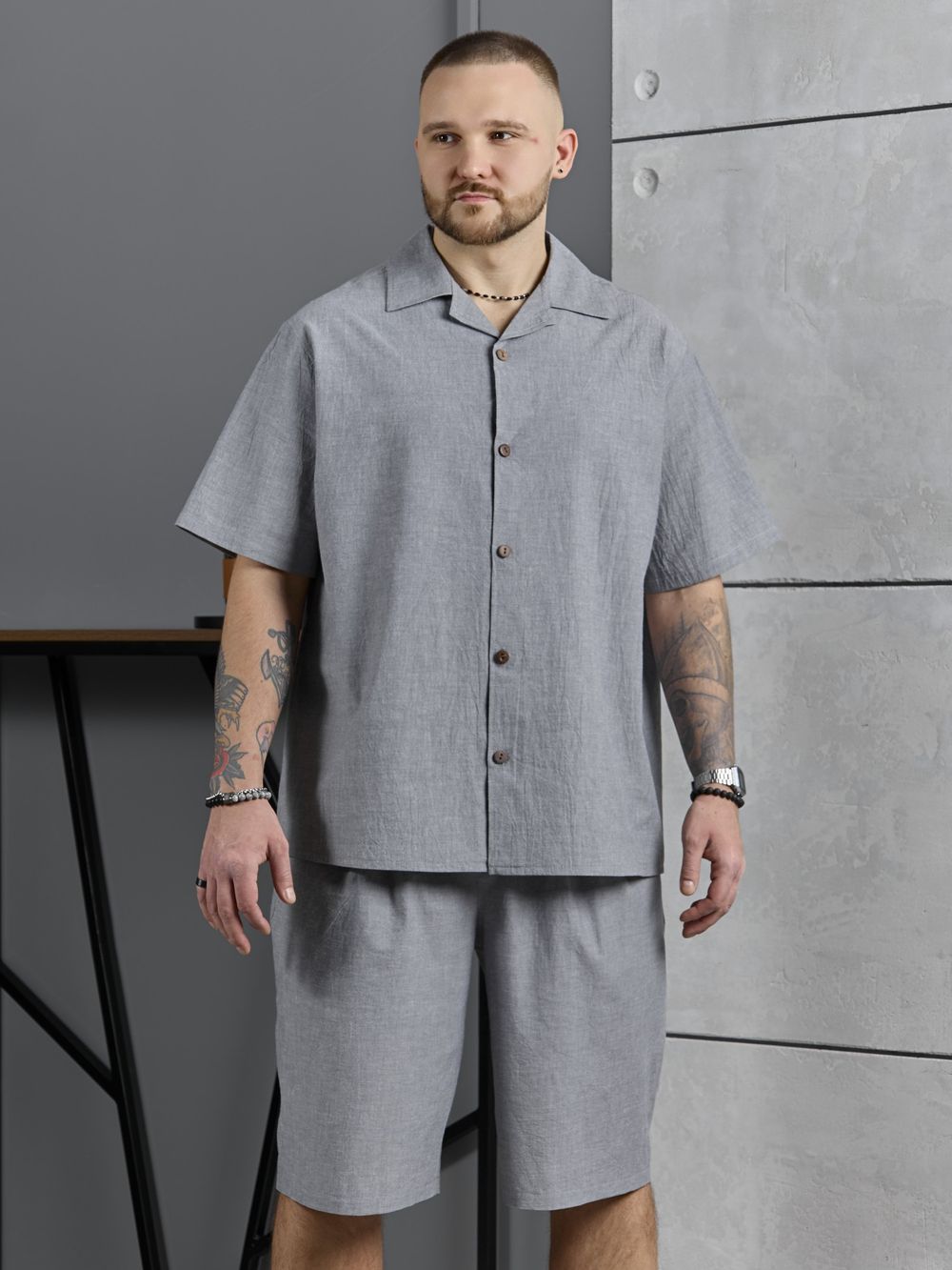 Костюм мужской Аристократ-2 Виотекс СЕРЫЙ МЕЛАНЖ