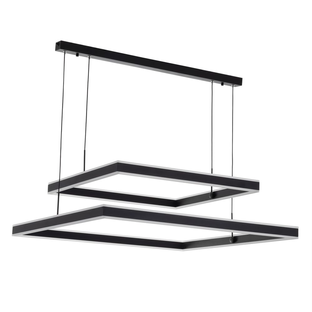 Citilux Дуэт CL719K211 LED Люстра подвесная с пультом Чёрная