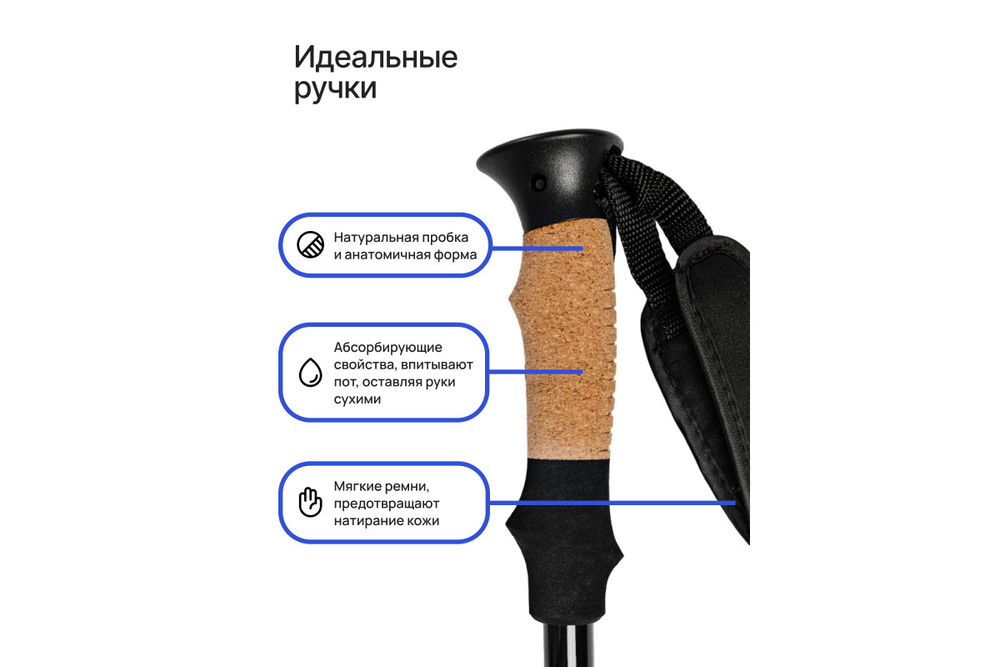 Палки для скандинавской ходьбы RoadLike Зеленый