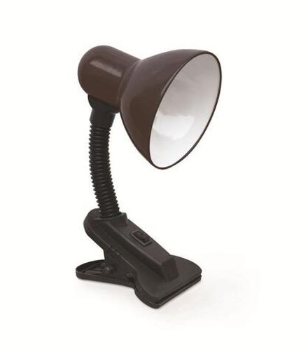 Светильник настольный СНП 21Ч 40Вт E27 230В под лампу на прищепке с подвесом черн. IN HOME 4690612046822