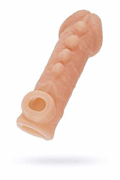 Насадка Kokos с дополнительной стимуляцией телесная 13,8 см