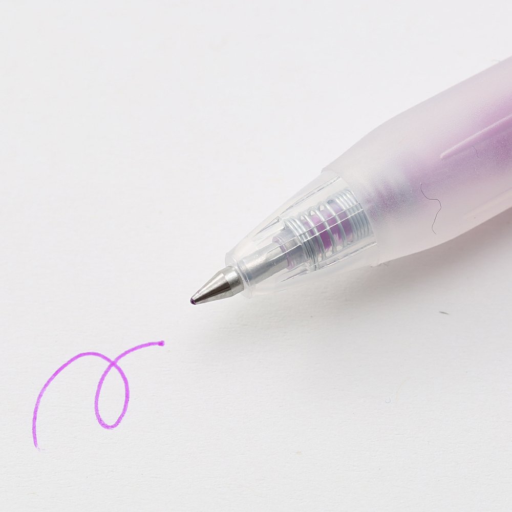 Гелевая ручка Muji Knock 0,5 мм (Murasaki, пурпурный)