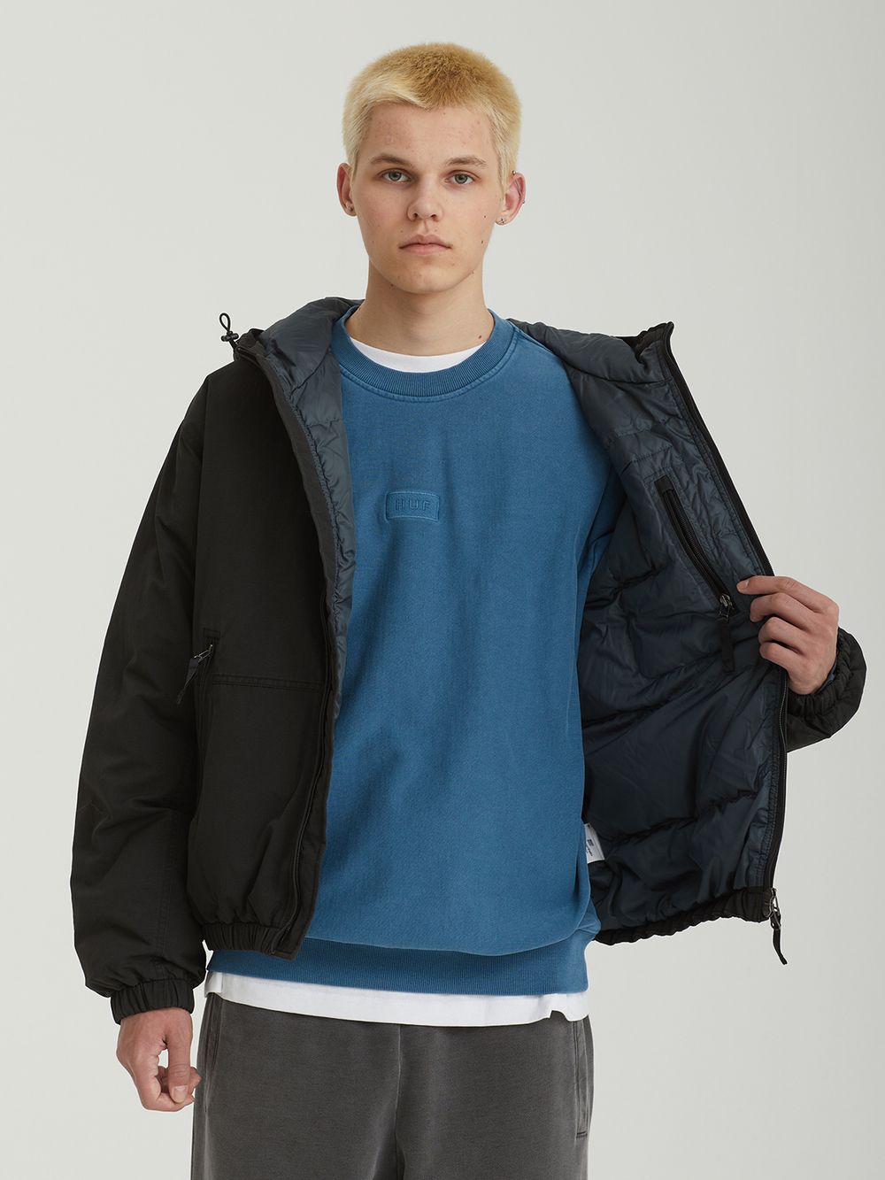 Пуховик Washed