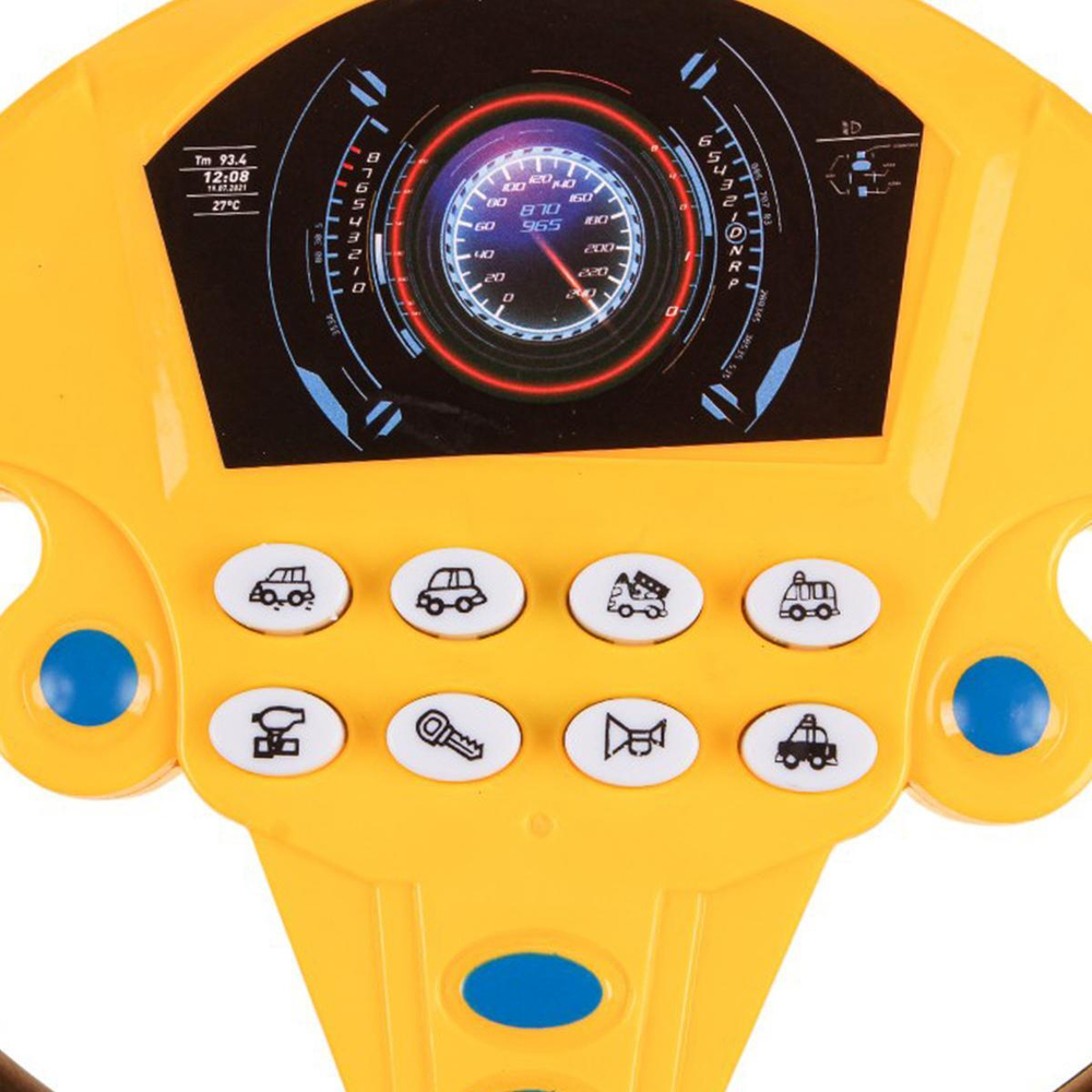 Руль музыкальный 24см, пакет 9084