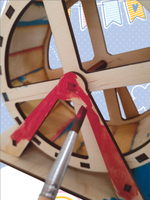 Беговое колесо раскраска для хомяка 15см