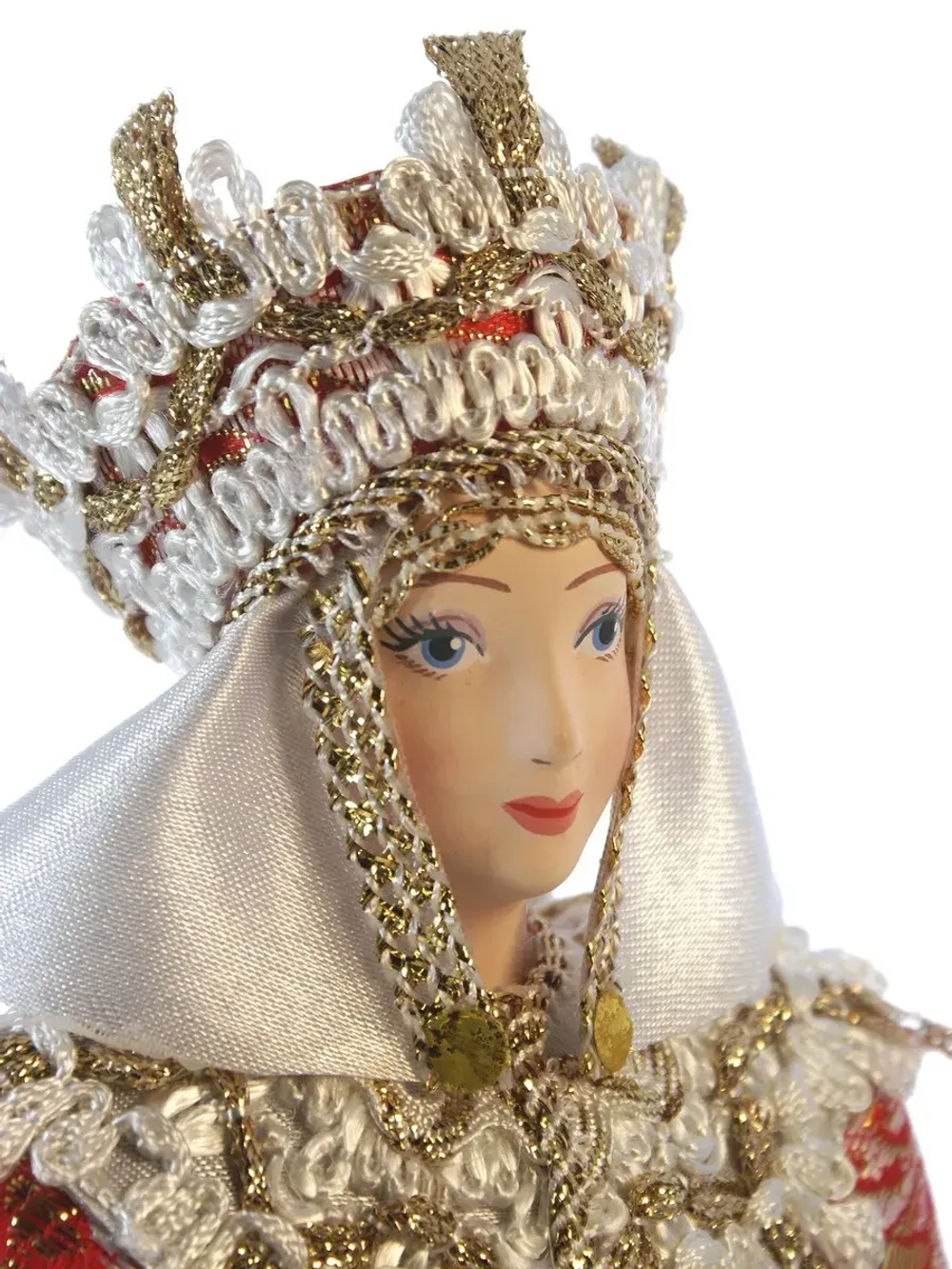Кукла фарфоровая Царица в праздничном одеянии
