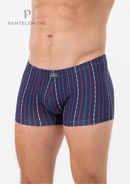 Трусы мужские боксеры Pantelemone PMH-1475, полоса темно-синяя