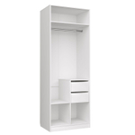 Шкаф для одежды Аквилон Мебель "Чарли №22", ЛДСП, шариковые направляющие, 2 двери,5 см