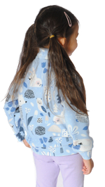 Джемпер флисовый для девочки 2-8 лет Fleur de Vie