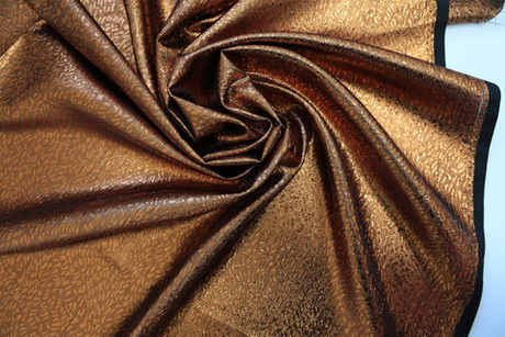 Парча оранжевая