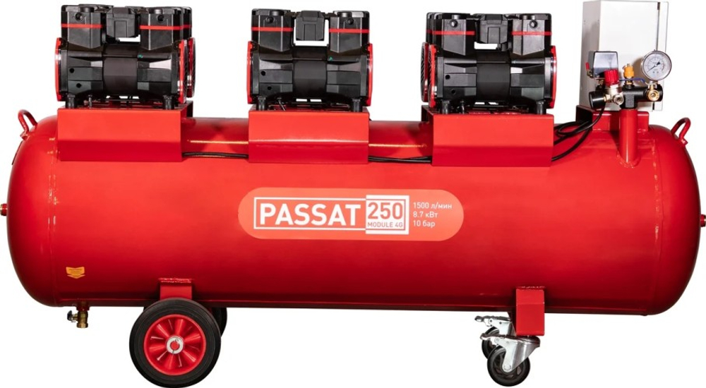 Компрессор поршневой безмасляный AURORA PASSAT-250/1500 MODULE 4G 39401