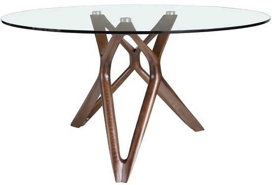 Круглый обеденный стол 1108/DT802 Ø120 из закаленного стекла Испания 