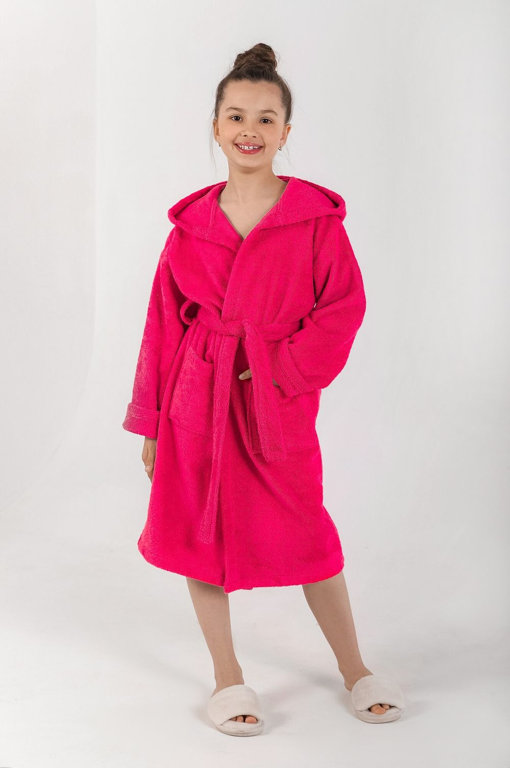 Халат для девочки Комфорт-1 Виотекс ФУКСИЯ
