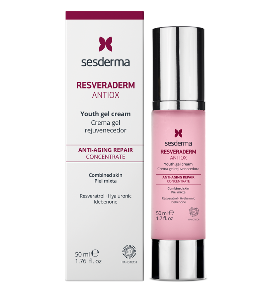 Крем-гель омолаживающий для лица SESDERMA Resveraderm Antiox Youth Gel Cream 50мл