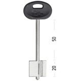 Заготовка сувальдного ключа 10705 Меттэм-19 КС20.50 MET19DP