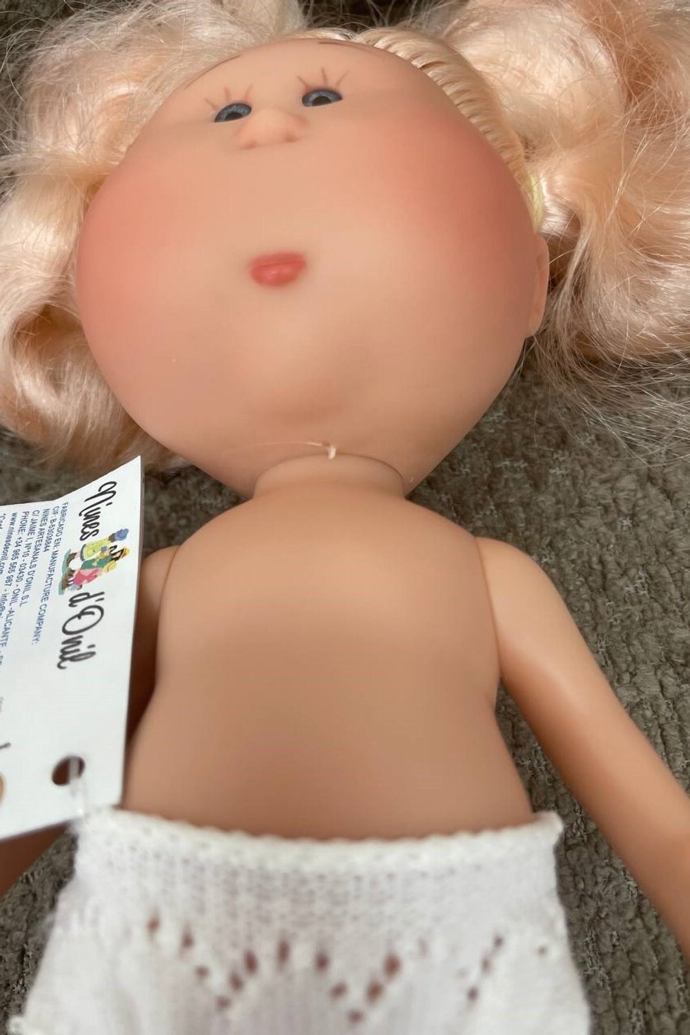 УЦЕНКА Кукла Nines виниловая 23см Little Mia без одежды (3199W26A-1)