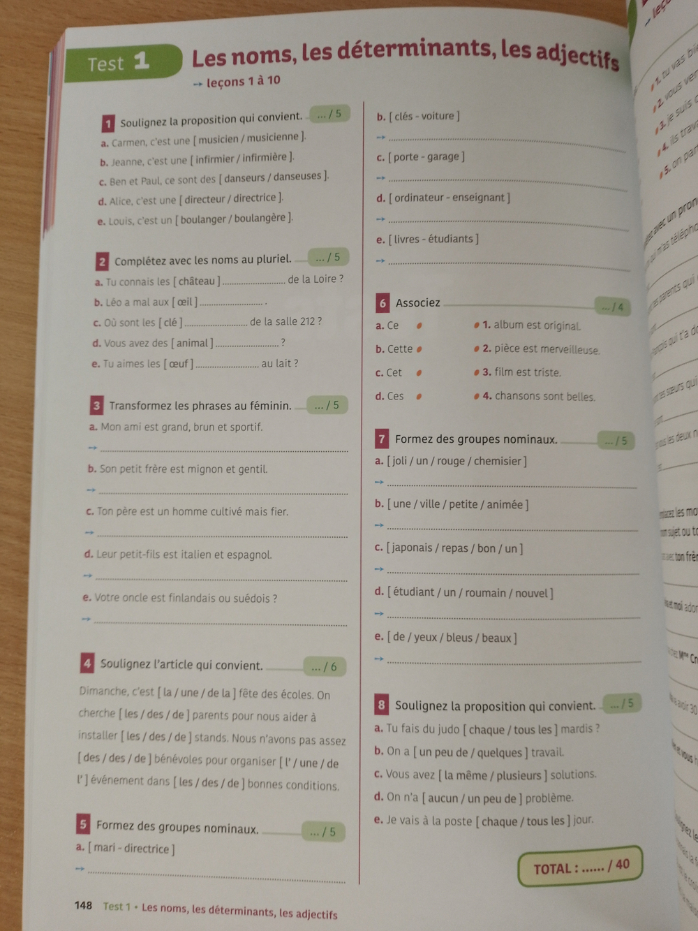 Exercices de... Grammaire et conjugaison A2 