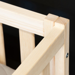 Кровать односпальная 90х200 Буфалина с настилом, в лаке